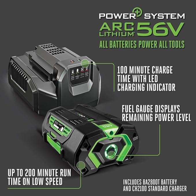 EGO POWER+ Leaf Blower, Cordless Electric 650 CFM, Includes 56V 5.0Ah Battery and Charger - LB6504 - NeatNest