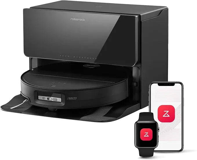 roborock Saros 10 with Refill & Drainage System Robot Vacuum and Mop, 22,000Pa Suction, AI Obstacle Avoidance, 3.14-inch Ultra Thin, Intelligent Dirt Detection, Zero Tangling Main Brush, Hot Water Mop - NeatNest
