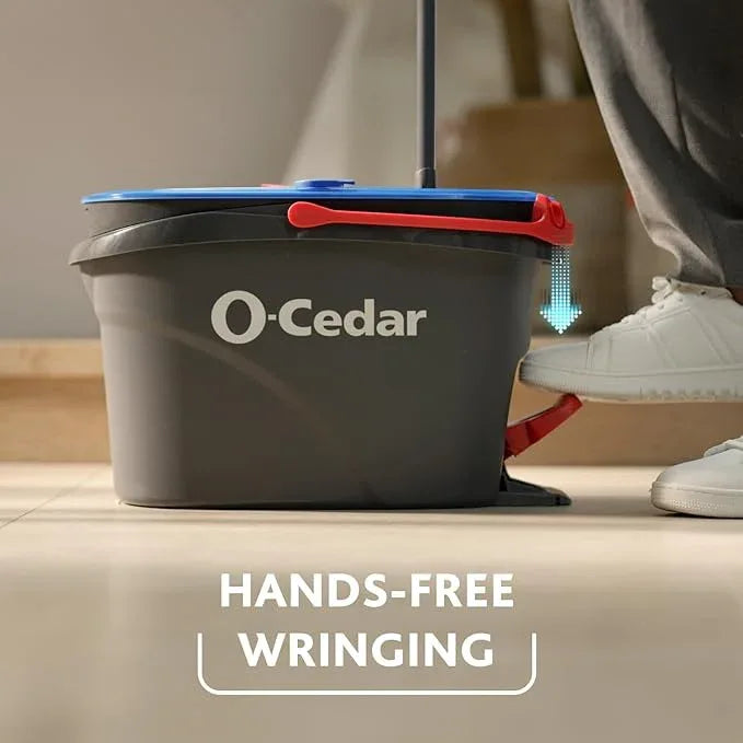 O-Cedar EasyWring RinseClean Microfiber Spin Mop & Bucket Floor Cleaning System with Citrus and Lavender Pacs (Variety Pack) - NeatNest