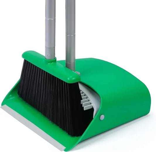 TreeLen Broom and Dustpan Set - Simplify Cleaning Your Home Ktichen Office with Ease - NeatNest