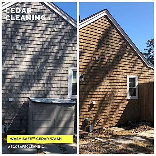 CEDAR WASH Eco-Safe and Organic Wood Cleaner, 10 lb. Container, Clear (WS-CW-10LB) - NeatNest