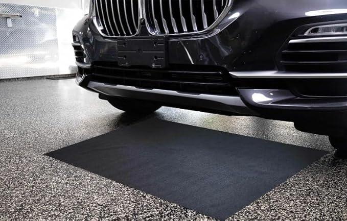 Huatean Home Garage Floor Mat, (78.7" × 59") Under Car Waterproof Containment Mats, Oil Mat for Garage Covering, Garages Floor Mats for Under Car, Keeps Dry and Clean - NeatNest