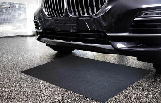 Huatean Home Garage Floor Mat, (78.7" × 59") Under Car Waterproof Containment Mats, Oil Mat for Garage Covering, Garages Floor Mats for Under Car, Keeps Dry and Clean - NeatNest