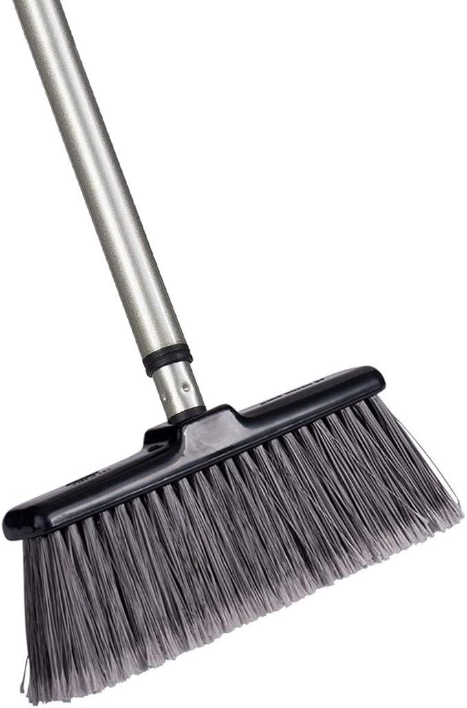 Black Kitchen Broom with Adjustable Handle - NeatNest
