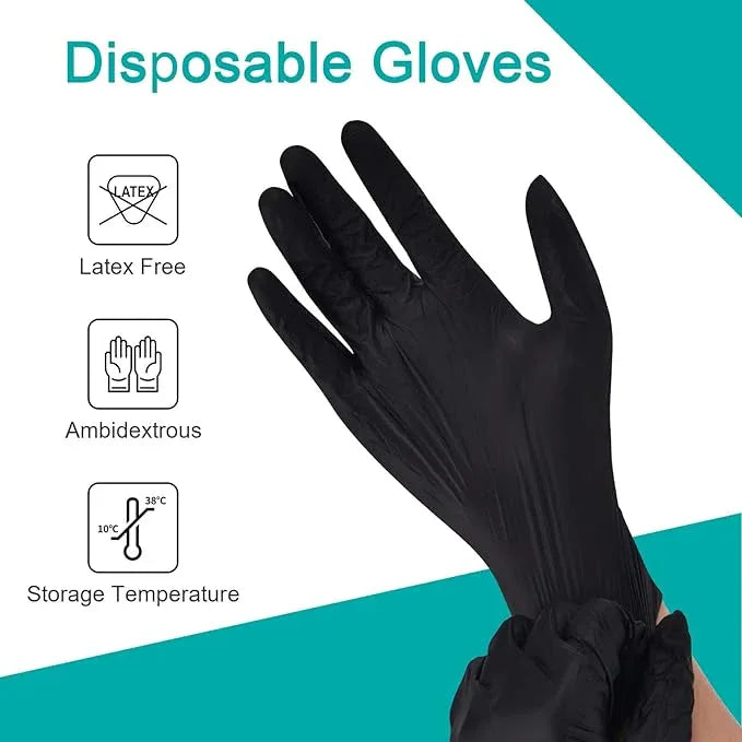 Schneider Vinyl Synthetic Exam Gloves, 4 Mil, Latex Free Disposable Gloves for Medical, Cooking, Cleaning, and Food Prep - NeatNest