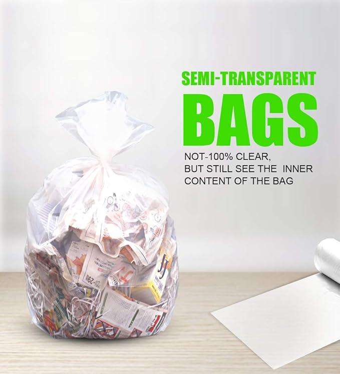 Small Clear Trash Bags – FORID 2.6 Gallon Garbage Bags Wastebasket Bin Liners 220 Count Plastic Trash Bags for Bathroom Bedroom Office Garbage Can (220 count) - NeatNest