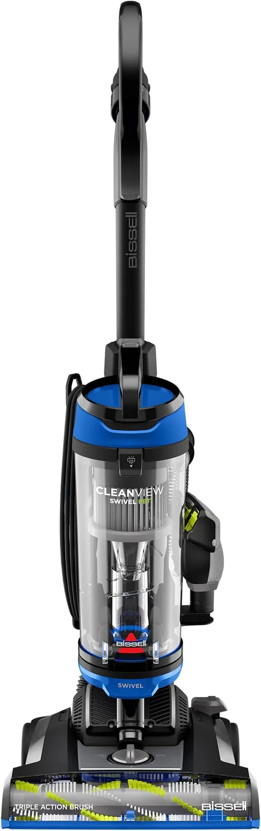 Bissell CleanView Swivel Vacuum with Triple Action Brush Roll, Swivel Steering, Extension Wand, Easy-Empty Dirt Tank, Multi-Cyclonic Suction System, New 2024 Model - NeatNest