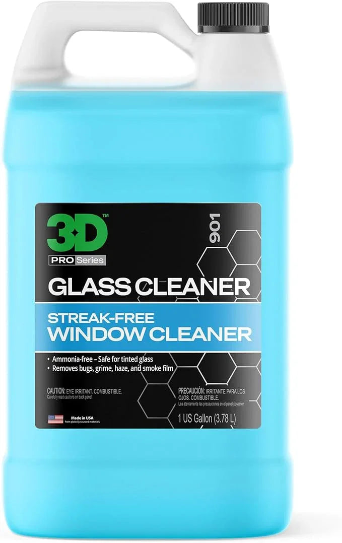 3D Glass Cleaner - Ready to Use, Tint Safe, Streak Free Glass Cleaner - Gallon - NeatNest