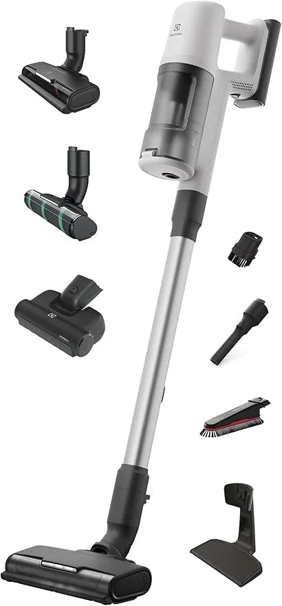 Electrolux Ultimate600 Complete Home Cordless Stick Vacuum with 3 Specialized Nozzles (Multi-Surface, Hard Floor & Pet), 50-Minute Run Time, 3 Power Modes, White - NeatNest