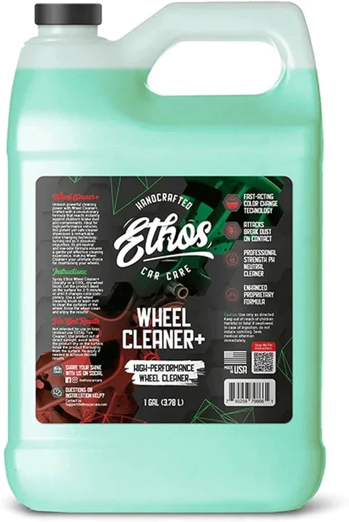 Ethos Wheel Cleaner - Car Wheel Cleaner Spray - Rim Cleaner Spray Brake Dust, Iron Remover - Color Change Technology - Professional Strength Formula (Gallon) - NeatNest