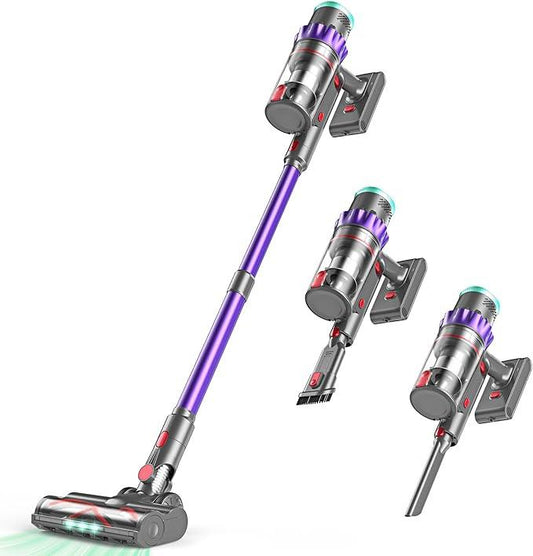 Cordless Vacuum Cleaner, 550W 48kPa 60 Mins Runtime Vacuum Cleaners for Home, Stick Vacuum with Intelligent Display, Rechargeable Battery and Anti-Tangle Brush, Perfect for Pet Hair/Carpet/Floors - NeatNest