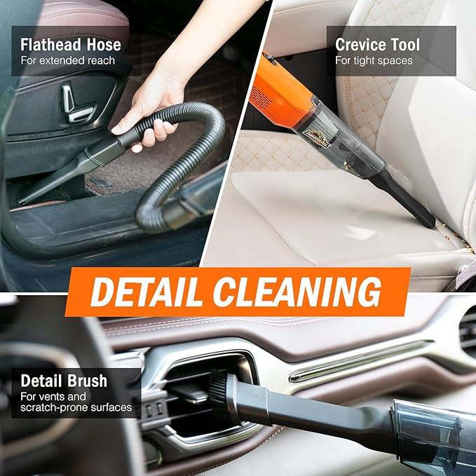 Armor All AA12V2 0903 Car Vac, Compact, Orange - NeatNest