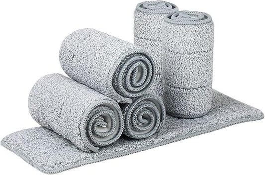 Microfiber Mop Pads 32-inch Replacement 6 Pack Reusable Wet & Dry Refill as Well as 36-inch Wet-use mops. - NeatNest