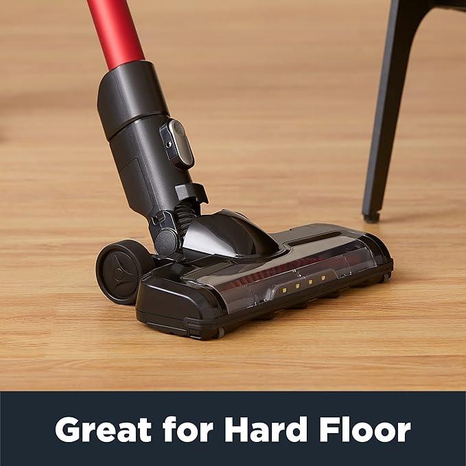 Eureka Cordless Vacuum Cleaner, Vacuum Cleaner for Home Rechargeable, Lightweight Stick Vacuum for Hardwood and Pet Hair,Rose Red, NEC101 - NeatNest