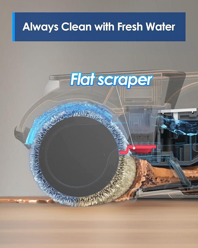 Tineco iFLOOR 5 Breeze Complete Wet Dry Vacuum Cordless Floor Washer, One-Step Cleaning for Hard Floors, Edge Clean, Auto Self-Cleaning, Lightweight & Cordless Design - NeatNest