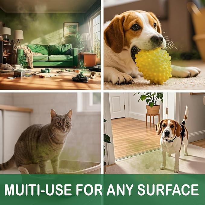House of Zest FreshAir Home&Pets – Eliminate household odors,from trash,laundry,bathroom/diaper stink,and pet funk.Chemical Free,made with plant-based ingredients, with light citrus scent.2pk 32fl oz - NeatNest