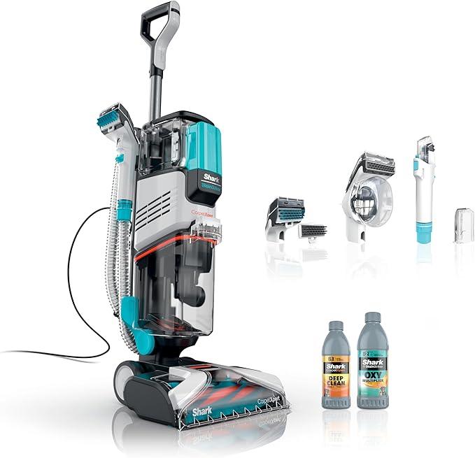 Shark R- EX201 CarpetXpert Upright Carpet, Area Rug & Upholstery Cleaner with StainStriker, Cyan - (Renewed) - NeatNest