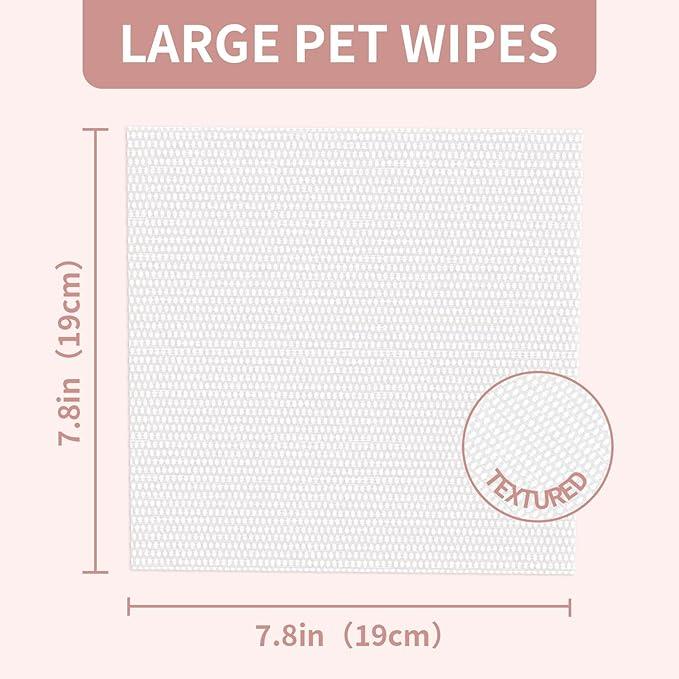 400 PCS Dog Wipes for Paws and Butt Hypoallergenic Pets Cleansing & Deodorizing Anal Gland Hygienic Puppy Wipes for Dogs Face and Body Wipes Cleaning Fur Doggie Wipes Doggy Wipes (Coconut Oil) - NeatNest