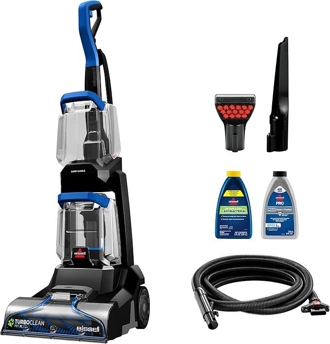 BISSELL TurboClean Pet XL Upright Carpet Cleaner, Upholstery Tough Stain Tool & Formula included, 3746 - NeatNest