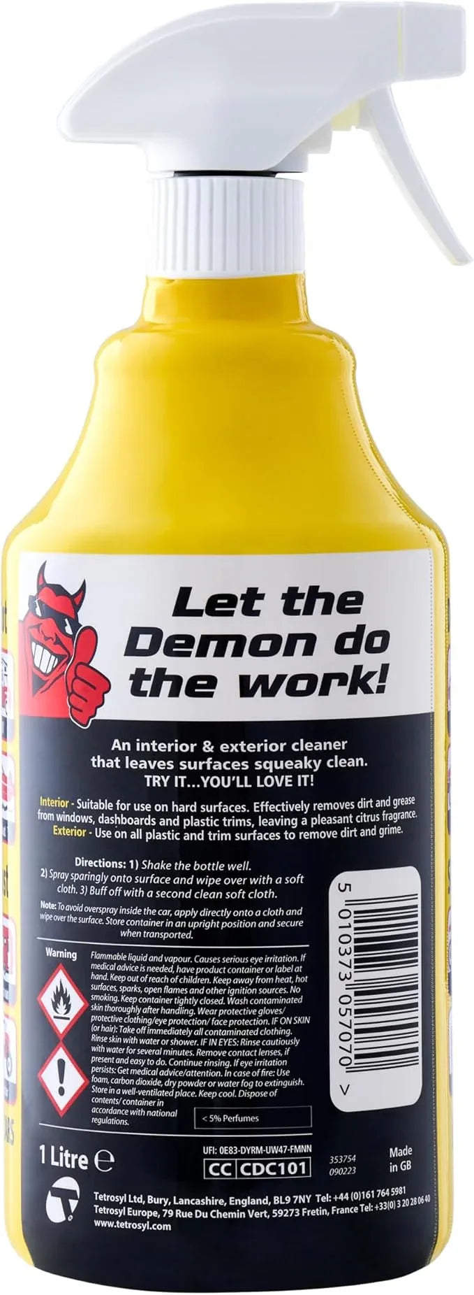 CarPlan Demon Clean 34 fl Oz (1L) - Active Super Cleaner - NeatNest