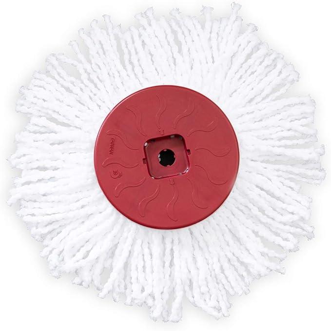 Ruby Red Spin Mop with 2 Extra Mop Heads - NeatNest