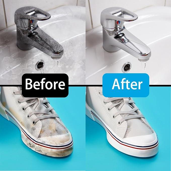 Magic Sponge Erasers, 100 Pack 2X Density Stronger Melamine Sponge Foam Pads, Multi-Functional Household Cleaning Cleaner for Kitchen, Bathroom, Bathtub, Sink, Wall Cleaner - NeatNest