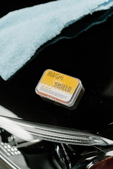 Magic Shield Clay Bar Triple Pack - 100g Each of Light, Medium & Heavy-Duty Clay Bars for Car Detailing - Deep Cleaning & Shine Restoration with Magic Clay Bars for Professional Auto Detailing - NeatNest