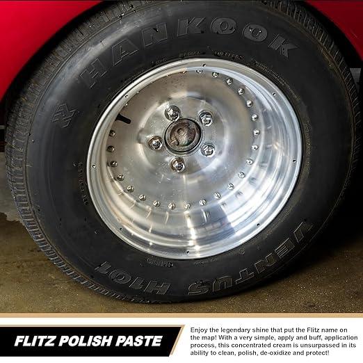 Flitz Multi-Purpose Metal Polish Paste - 1.76oz Tube of USA-Made Chrome Polish - Works on Stainless Steel, Aluminum, Plastic, Jewelry and Cars - Non-Abrasive Cleaner & Rust Remover (1 Pack) - NeatNest