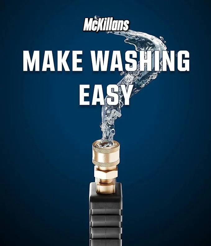 McKillans® Short Pressure Washer Gun with Replacement M22 Inlet - High Pressure Water Handle with 1/4” Quick Connector Coupler - Power Washer Gun Compatible with Foam Cannon - Car Wash Foam Gun - NeatNest