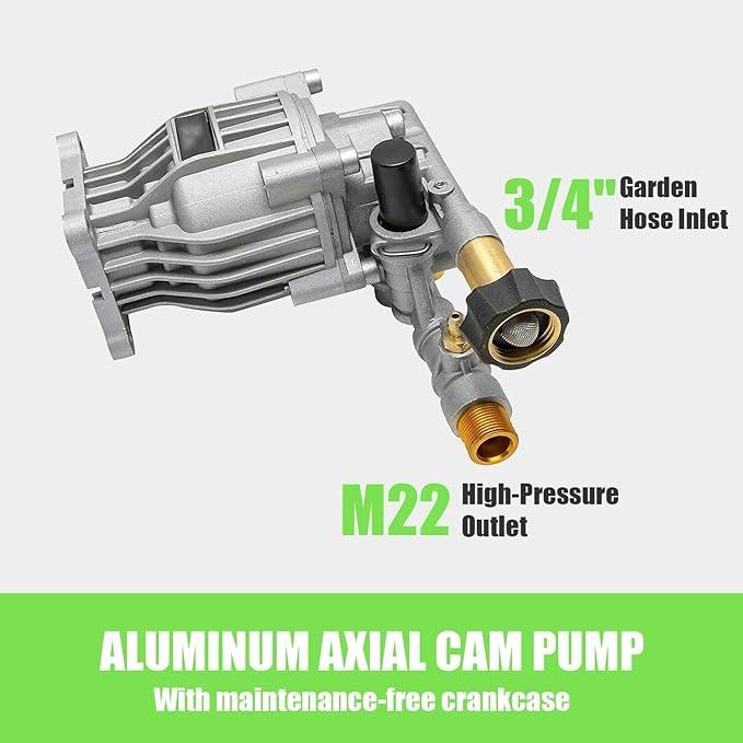 4200 PSI Gas Pressure Washer, 4.0 Max GPM 212CC 7HP Commercial Gas Power Washer, Spray Gun and Wand, 5 Nozzle Set, for Cars/Fences/Driveways/Homes/Patios/Furniture - NeatNest