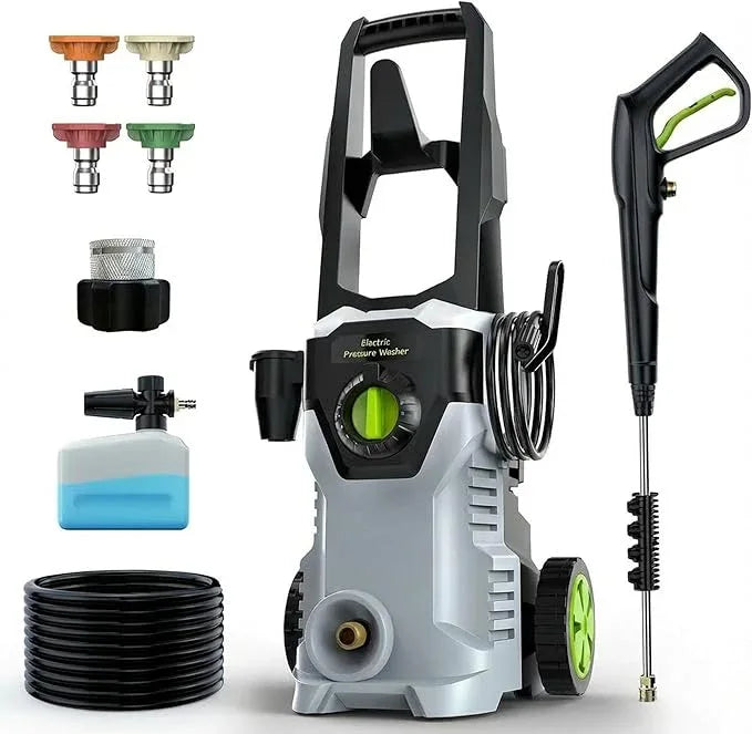 Pressure Washer, Power Washer with Foam Cannon High Pressure Washer for Cars, Fences, Patios, Decks, Patios and Driveway Powerwasher - NeatNest