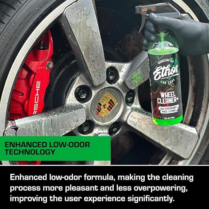 Ethos Wheel Cleaner - Car Wheel Cleaner Spray - Rim Cleaner Spray Brake Dust, Iron Remover - Color Change Technology - Professional Strength Formula (Gallon) - NeatNest
