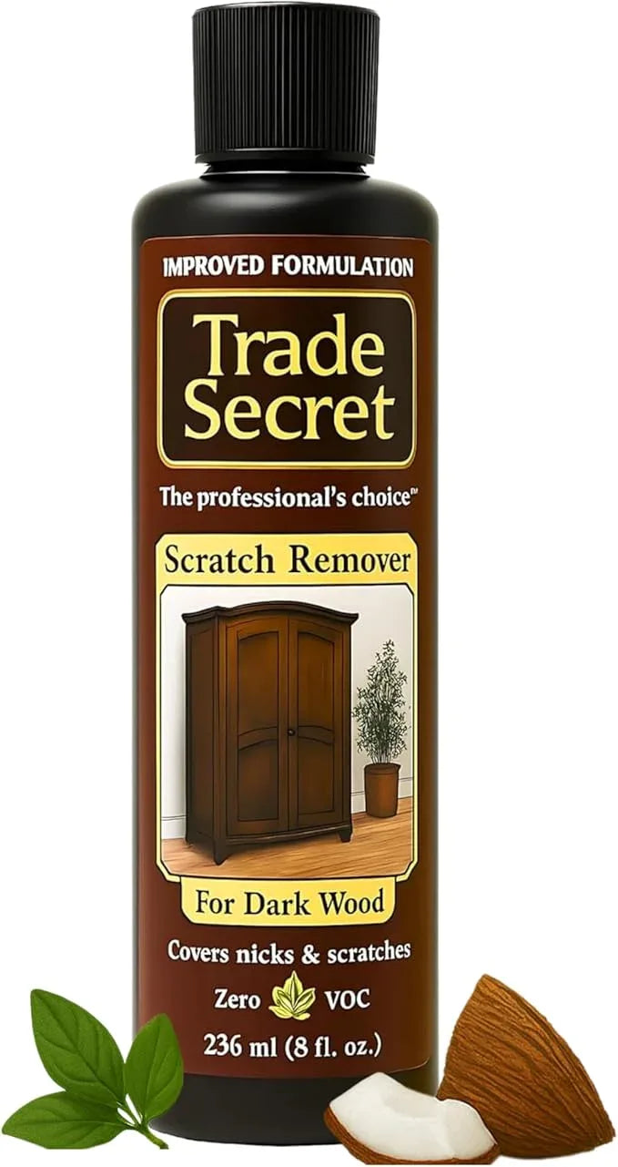 Trade Secret Scratch Concealer for Real Wood Furniture & Floors – Restores Dark Wood Scratch, Covers Nicks, Scuffs & Dogs, Cats Scratches, Marks, Minor Defects - NeatNest