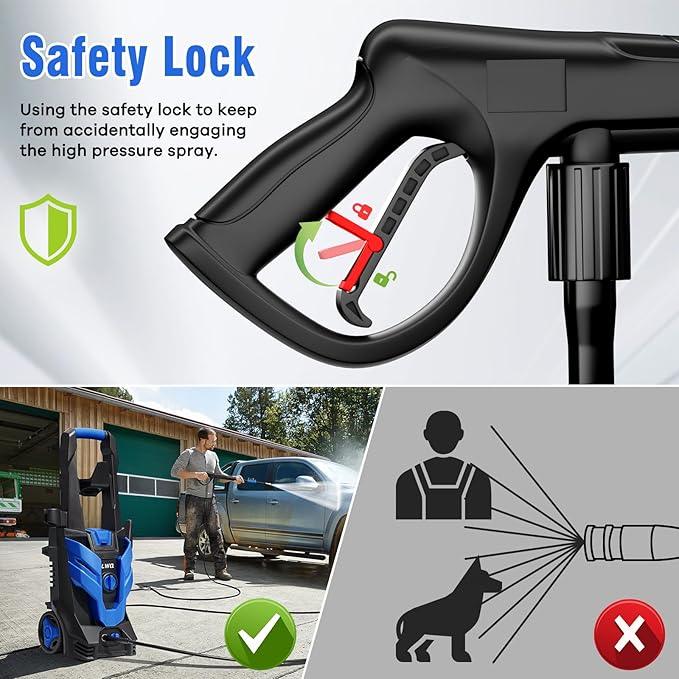 Pressure Washer, Washer with 4 Quick Connect Nozzles, Pressure Cleaning Machine with Foam Cannon for Cars/Fences/Driveways/Patios/Home Cleaning, Pallet of Product - NeatNest