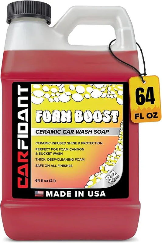 Foam Boost Off-Road & ATV Wash Soap – Heavy Duty pH-Balanced Car Wash for Trucks, UTVs, RVs & Dirt Bikes – Quick Rinse, No Residue – Works with Foam Cannons, Guns & Buckets – 64 fl. Oz. - NeatNest