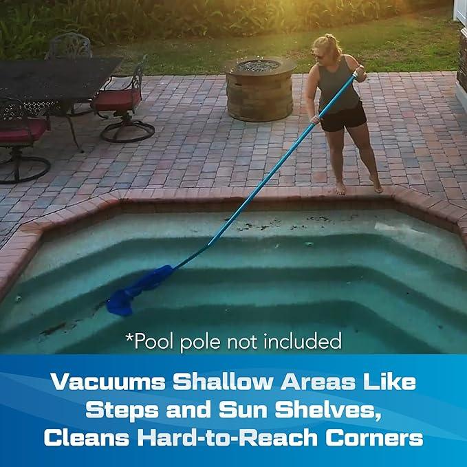 POOL BLASTER Max Cordless Pool Vacuum for Deep Cleaning & Strong Suction, Handheld Rechargeable Swimming Pool Cleaner for Inground and Above Ground Pools, Hoseless Pool Vac by Water Tech - NeatNest
