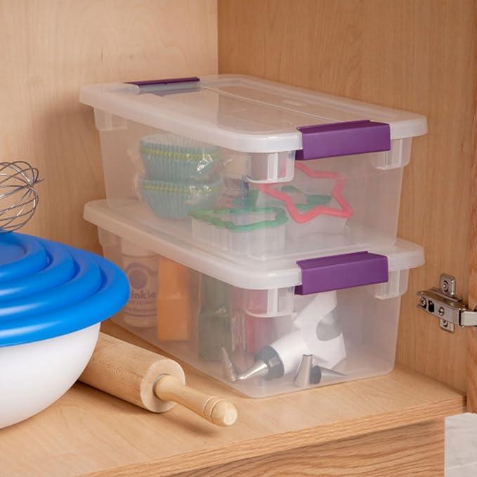 Sterilite 36-Pack ClearView Latch Box, Stackable Storage Organizer Bins for Home, 6 Quart - NeatNest