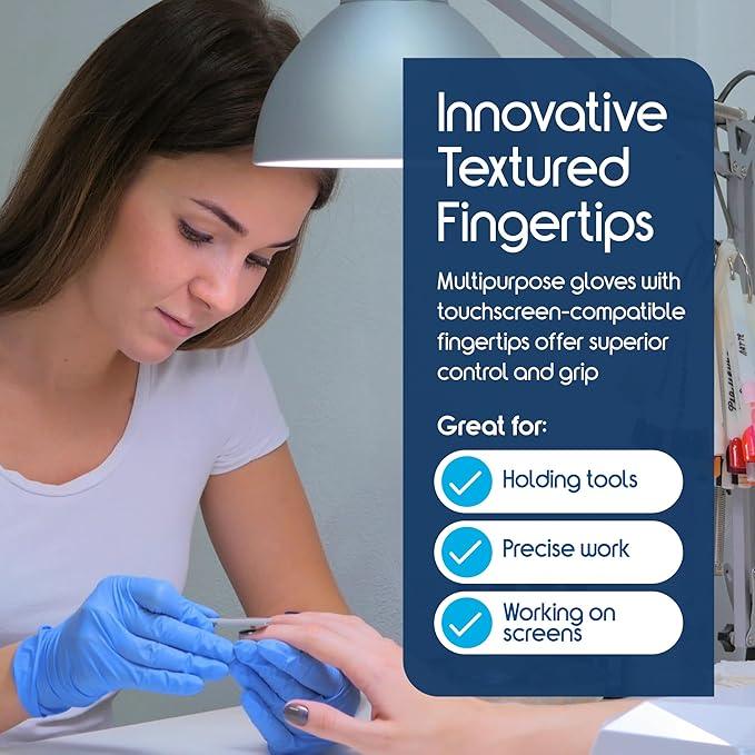 Inspire Nitrile-Vinyl Blend Exam Gloves - Disposable, Latex Free, Medical, Multipurpose for Cooking - NeatNest