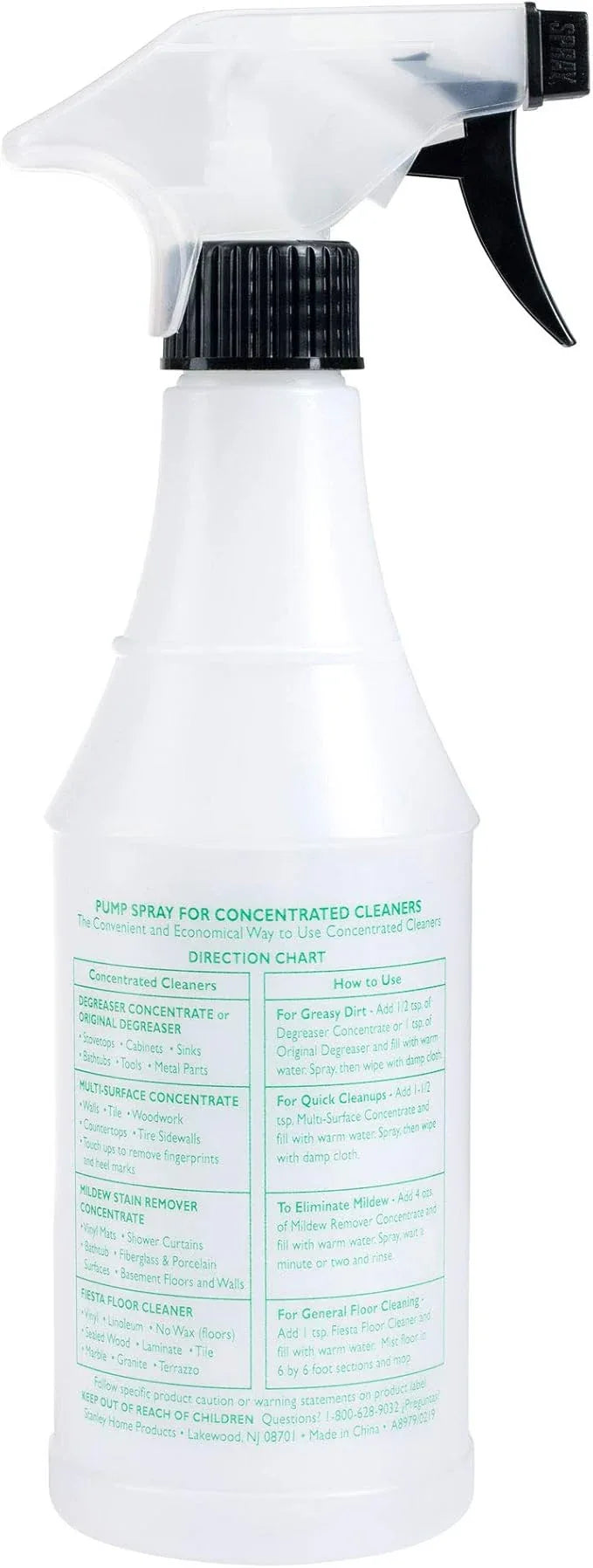 Stanley Degreaser Concentrate with Spray Bottle – Heavy Duty Cleaner for Grease, Grime, Kitchen & Home Surfaces – Multi-Purpose Formula for Home (with Spray Bottle) - NeatNest