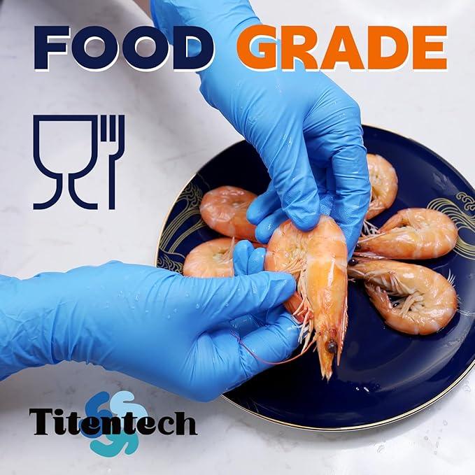 Nitrile Exam Gloves Disposable 3mil Blue Food Safe Gloves Latex Free, Powder Free, Medical, Cleaning, Cooking 1000 - NeatNest