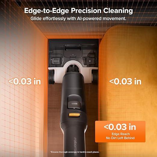 roborock F25 ALT Vacuum Mop, Wet Dry Vacuum Cleaner, Cordless Hard Floor Cleaner Machine with AI Assistant Wheels, 180° Lie-Flat, 194°F Hot Air Flash Drying & Self Cleaning Electric Mop - NeatNest