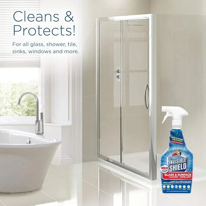 Invisible Shield Glass & Surface Cleaner and Repellent 32 fl. oz. Cleans and Protects against future dirt on multi surfaces by UNELKO- Clean-X (2) - NeatNest