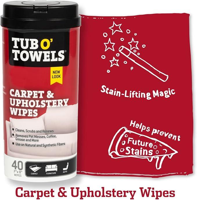 Tub O' Towels Household Cleaning Wipes Variety Pack, 7" x 8", 4-Pack - NeatNest