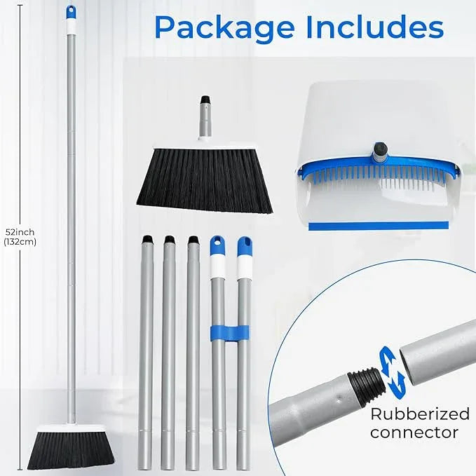 Broom with Dustpan Combo Set, Dustpans Stand Up - NeatNest
