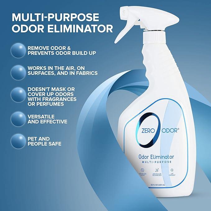Zero Odor - Multi-Purpose Strong Odor Eliminator for Home, Office, Car, Bathroom, Hotel, Room Deodorizer, and Odor Neutralizer, 22Oz - NeatNest