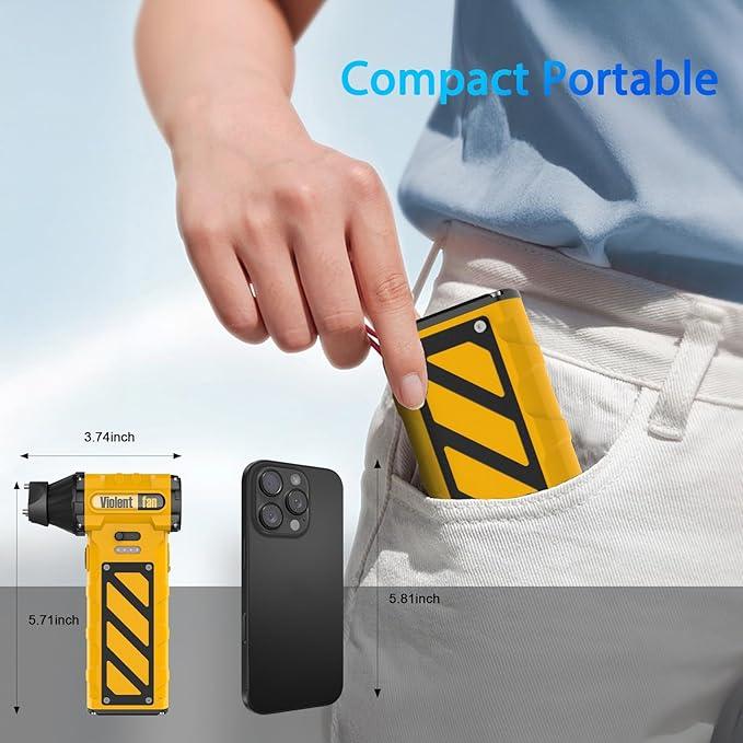 Electric Air Duster-Compressed Air Duster,60mph Wind Stepless Speed Canned Air for PC/Compute/Electronics/Home&Car Cleaning, 150000RPM Air Blower to Spray Air Can Dust Off Keyboard Cleaner (Yellow) - NeatNest