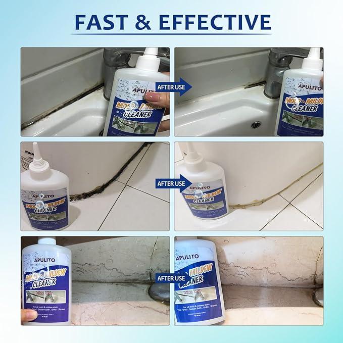 APULITO Household Cleaner Gel for Bathroom Shower Kitchen Tile Grout, Sinks Countertops 10 Fl Oz (Pack of 1) - NeatNest