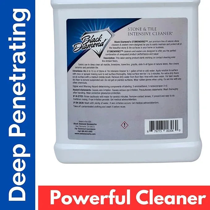 Black Diamond Stoneworks Stone & Tile Intensive Cleaner: Concentrated Deep Cleaner, Marble, Limestone, Travertine, Granite, Slate, Ceramic & Porcelain Tile. - NeatNest