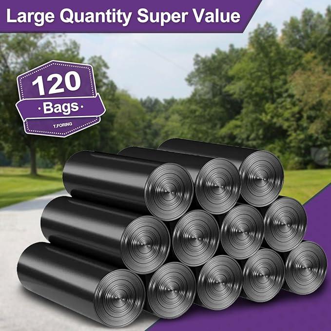 35-40 Gallon Black Trash Bags 120 Count - 35" x 40" Large Garbage Bags, 30+ Gallon Strong Trash Can Liners for Home, Commercial Use,Yard Waste, Bulk - NeatNest