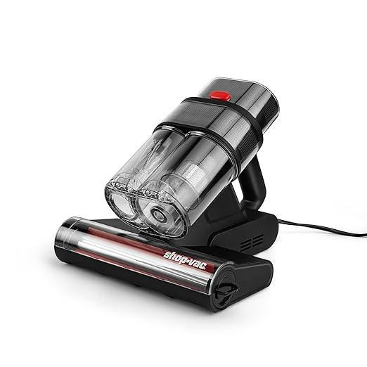 Shop-Vac Mattress Vacuum Cleaner, 14KPa Powerful Bed Vacuum with 253.7nm UV-C Light, 36960 RPM/Min Tapping, HEPA Filter & Ultrasonic, Dual Cup Filtration, for Bed, Sofa, Couch, 400W, 15.4 ft Corded - NeatNest